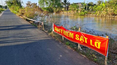 Nắng nóng kéo dài, xâm nhập mặn gia tăng ở Cà Mau