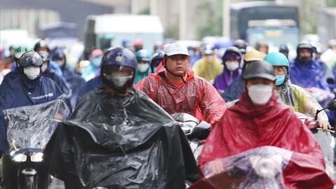 Dự báo ở miền Bắc có nơi mưa rất to do không khí lạnh từ đêm nay