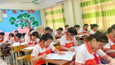 Học sinh ‘đổi nhịp’ ôn tập thi vào lớp 10 sau sáp nhập tỉnh