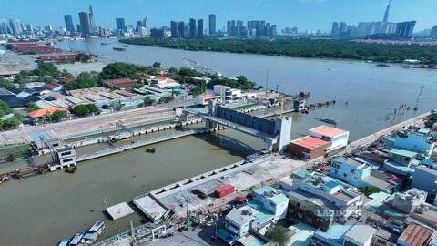 Sau nhiều năm trễ hẹn, loạt dự án chống ngập ở TPHCM sắp về đích