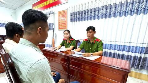 Báo tin giả mất tiền để giấu khoản vay 1,7 tỉ đồng, cha con ở Tây Ninh bị xử phạt