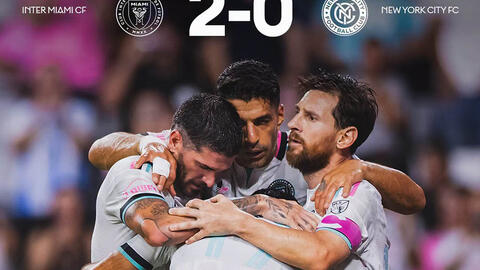 Inter Miami thắng New York City FC, củng cố vị trí nhì bảng MLS