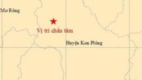Kon Tum lại liên tiếp động đất