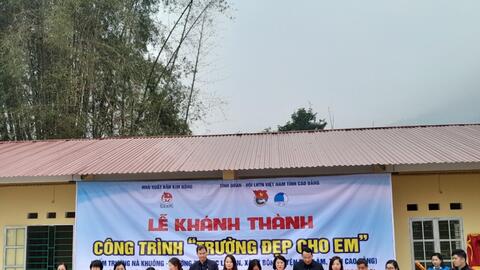 Cao Bằng: Khánh thành 2 phòng học kỉ niệm 80 năm ngày mất anh Kim Đồng