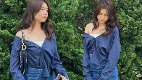 Con gái út nhà MC Quyền Linh lên đồ khoe dáng ở tuổi 15, visual trong trẻo không kém gì chị cả Lọ Lem