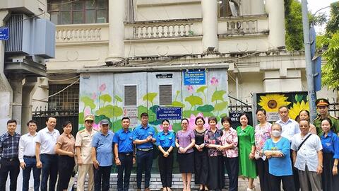 Khánh thành công trình thanh niên xoá điểm tập kết rác thải trái quy định