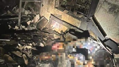 Quảng Ninh: Sét đánh cháy nhà, hai người tử vong