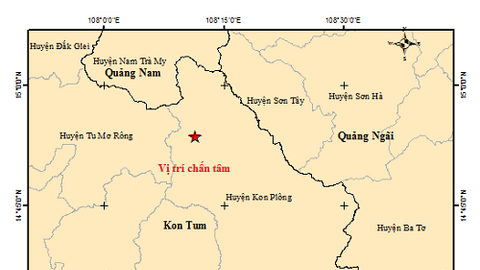Kon Tum lại rung lắc vì động đất liên tiếp trong nhiều ngày