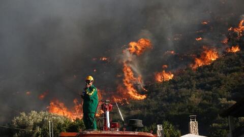Hy Lạp: Cháy rừng dữ dội, hơn 1.000 trẻ em tháo chạy khỏi trại hè