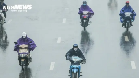 Cuối tuần, dự báo miền Bắc mưa phùn