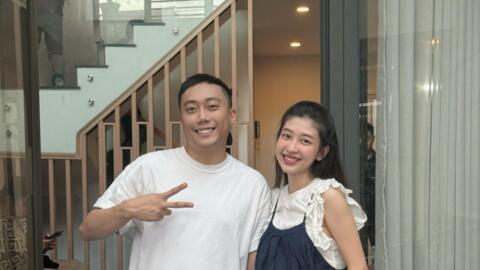 Gino Tống và Kim Chi rạng rỡ chờ đón con đầu lòng