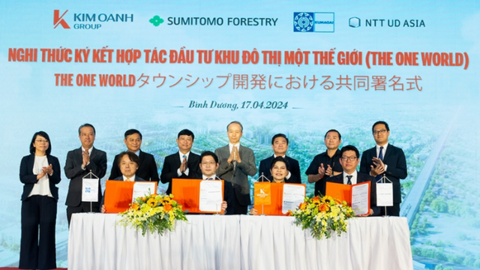 Một doanh nghiệp BĐS phía Nam cùng 4 tập đoàn lớn của Nhật Bản làm KĐT hơn 1 tỷ USD, quy mô gần 50 ha ở Bình Dương