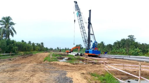 Cao tốc Châu Đốc - Cần Thơ - Sóc Trăng chậm tiến độ
