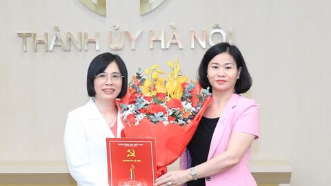 Bà Nguyễn Thị Thu Thủy giữ chức Phó Chánh Văn phòng Thành ủy Hà Nội