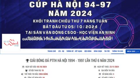 19 đội dự Giải bóng đá PTTH Hà Nội 1994-1997 lần thứ VI - năm 2024
