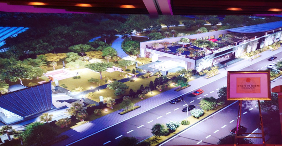 Ý tưởng thiết kế công viên di sản để phát huy giá trị di tích Vườn Chuối. Ảnh: Miên Thảo