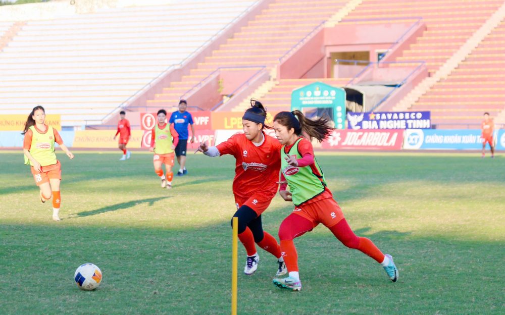 Tuyển nữ Việt Nam sẵn sàng cho chuyến tập huấn quan trọng tại Nhật Bản. Ảnh: VFF