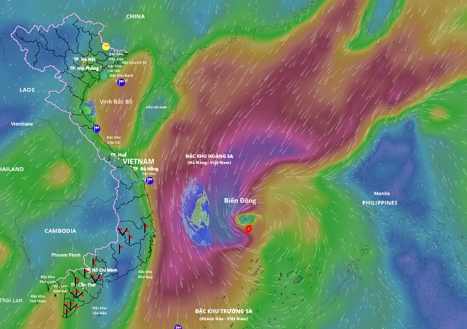 Bão số 15 Koto cường độ rất mạnh trong 24 giờ tới, cảnh báo vùng chịu ảnh hưởng nguy hiểm