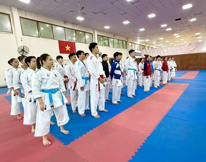 Tuyển karate Việt Nam nhận chỉ tiêu giành 3-4 huy chương vàng tại SEA Games 33