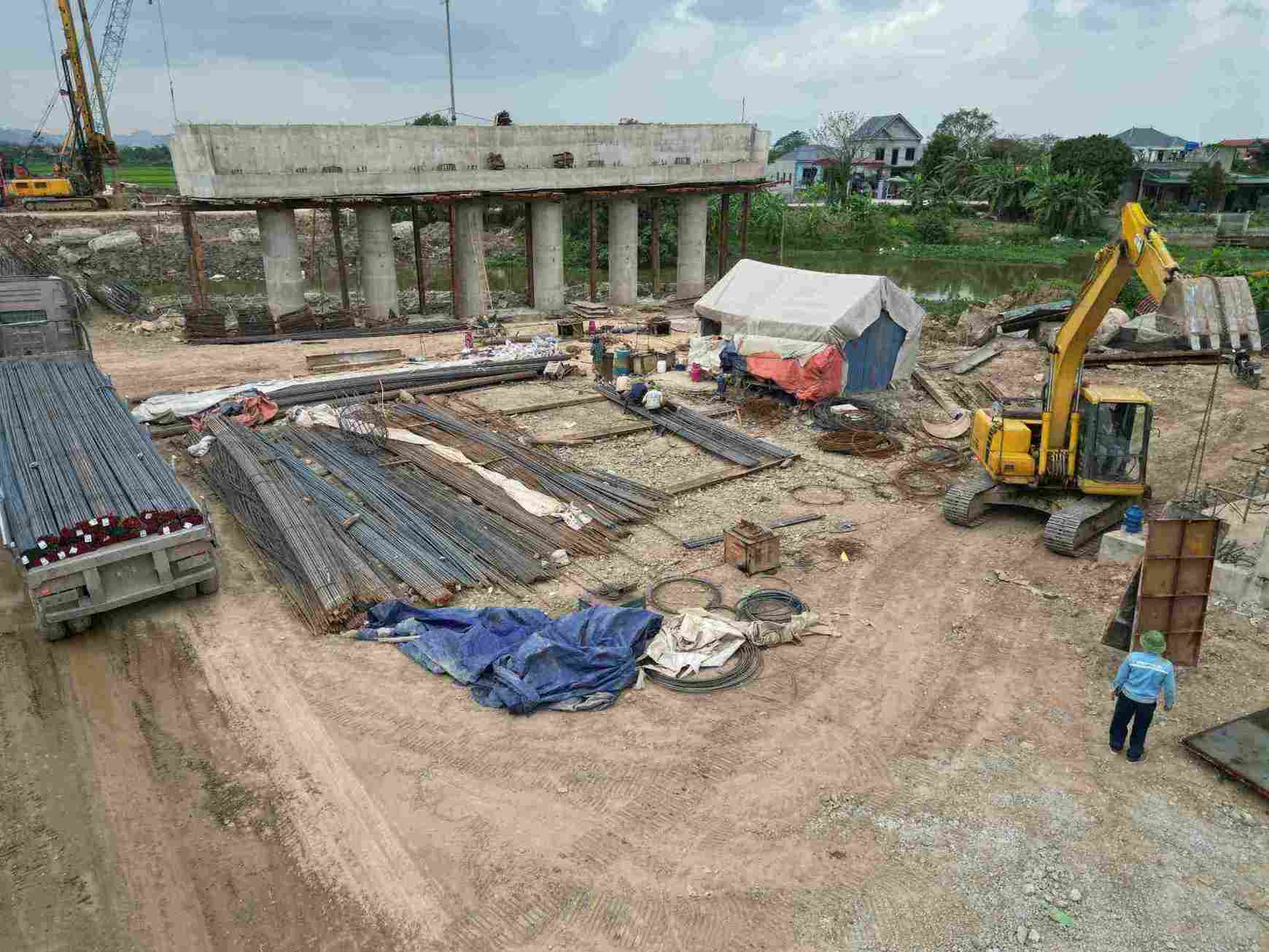 Nhiều hạng mục của Dự án đang dần hoàn thiện. Ảnh: Nguyễn Trường