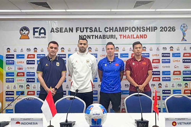 Huấn luyện viên tuyển futsal Việt Nam đánh giá cao Indonesia