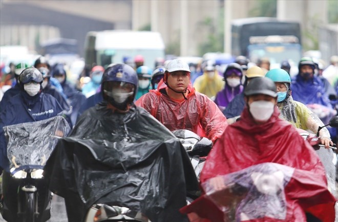 Dự báo ở miền Bắc có nơi mưa rất to do không khí lạnh từ đêm nay