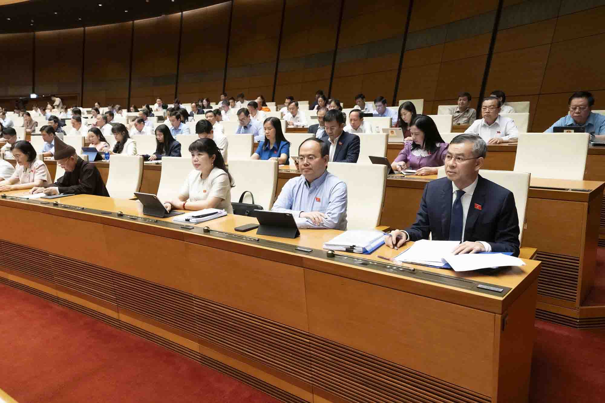 Các đại biểu Quốc hội sẽ thảo luận về kế hoạch phát triển kinh tế - xã hội 5 năm 2026-2030. Ảnh: Quochoi.vn