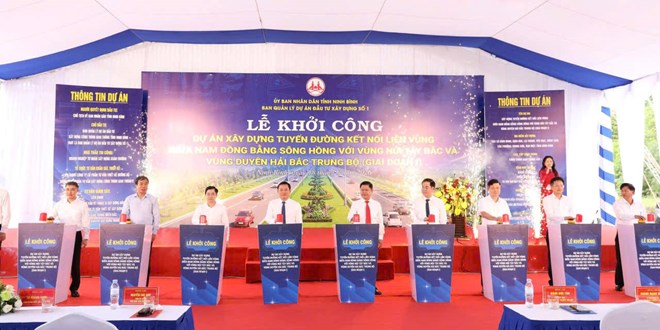 Khởi công xây dựng tuyến đường kết nối liên vùng gần 7.000 tỉ đồng tại Ninh Bình