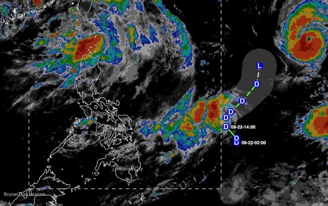 Bão Saudel tăng cấp nhanh, bất ngờ đổi hướng trước khi vào vùng theo dõi của Philippines