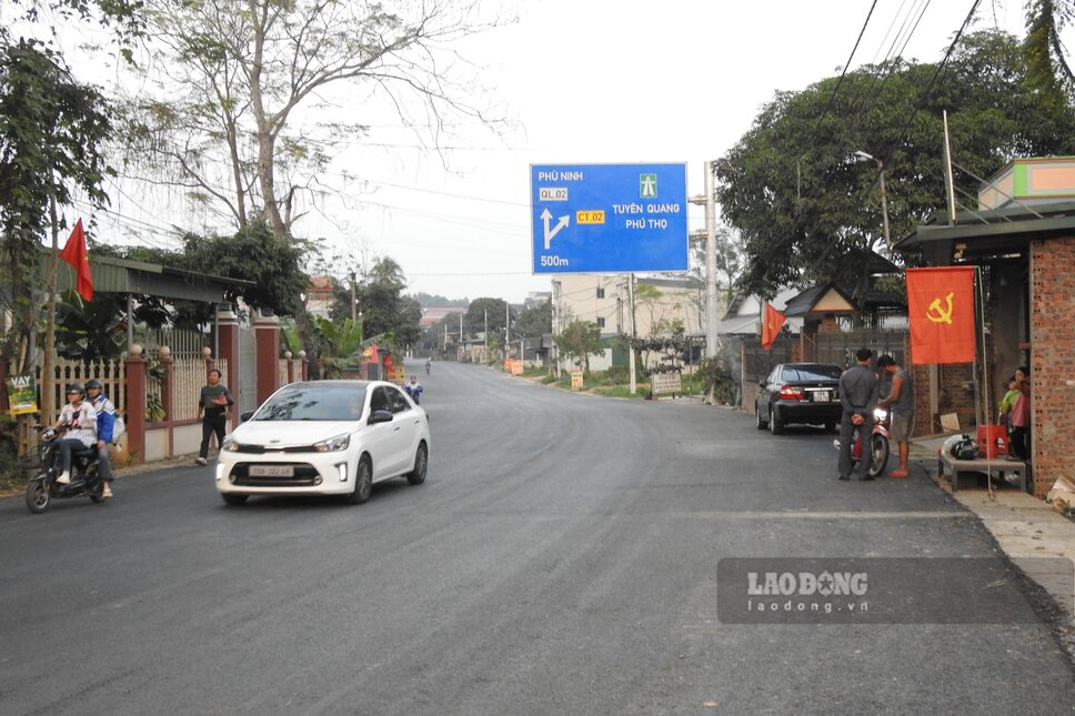 Tuyến đường kết nối cao tốc Tuyên Quang - Phú Thọ tại xã Quảng Yên. Ảnh chụp tháng 9.2026: Tô Công