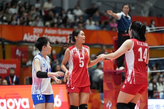 Tuyển bóng chuyền nữ Việt Nam xếp hạng 7 tại ASIAD 20