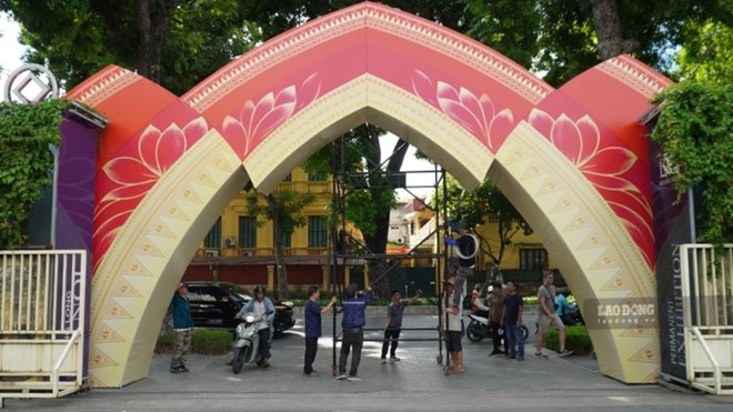 Gấp rút chuẩn bị cho Lễ hội Văn hóa Thế giới ở Hoàng thành Thăng Long