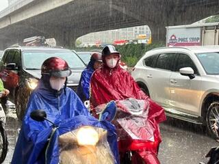 Dự báo khu vực mưa dông, có nơi mưa to trên 80mm/24 giờ