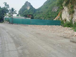 Phát hiện quây tôn trái phép tại chân núi Hang Ma, Hải Phòng