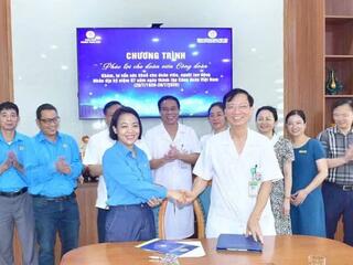 Gần 500 đoàn viên được khám sức khỏe miễn phí