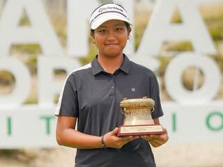 Golf thủ 13 tuổi Nguyễn Khánh Linh đón tin vui