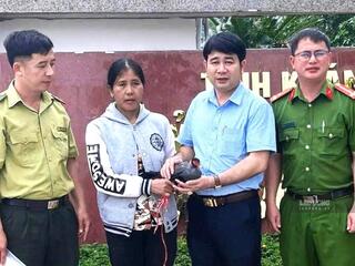 Gà lôi tía quý hiếm được tái thả về rừng đặc dụng