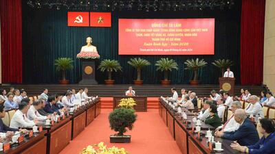 Tổng Bí thư Tô Lâm chúc Tết Đảng bộ, chính quyền, nhân dân TPHCM