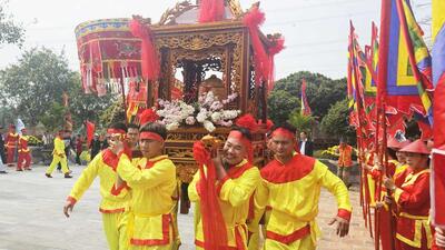 Nghi lễ truyền thống mở hội Thái miếu nhà Trần ở Quảng Ninh