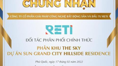 RETI phân phối chính thức phân khu The Sky - Sun Grand City Hillside Residence