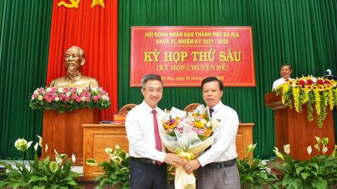 Ông Trần Thanh Dũng làm Chủ tịch thành phố Bà Rịa