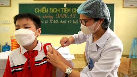 Quảng Ninh: Bắt đầu chiến dịch tiêm vắc xin cho trẻ từ 5 đến dưới 12 tuổi