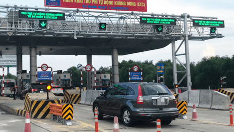 Phấn đấu trên 80% phương tiện dán thẻ thu phí không dừng