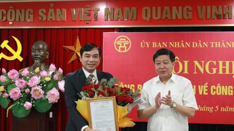 Bổ nhiệm đồng chí Đào Duy Phong giữ chức Phó Giám đốc Sở Giao thông vận tải Hà Nội