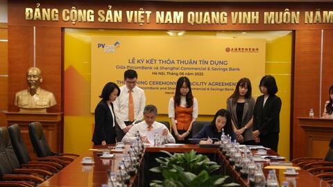 PVcomBank và Shanghai Commercial & Savings Bank hợp tác song phương
