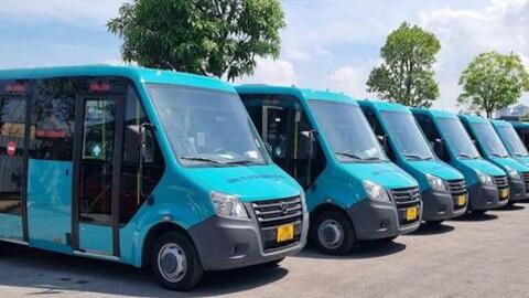 Hà Nội sử dụng xe buýt cỡ nhỏ kết nối đường sắt Cát Linh - Hà Đông