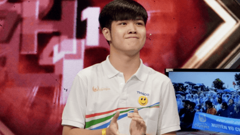 Nam sinh trường THPT Bắc Duyên Hà vô địch Đường lên đỉnh Olympia năm 2022