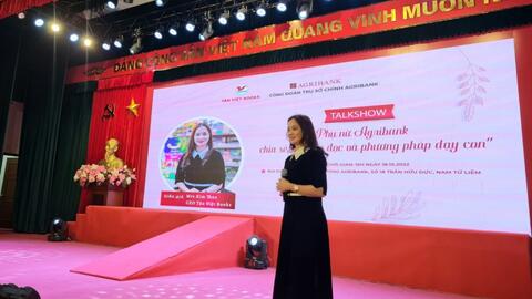 Gần 1.000 phụ nữ tham gia giao lưu về văn hóa đọc và phương pháp nuôi dạy con