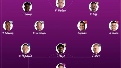 Casemiro tỏa sáng ở đội hình tiêu biểu Premier League