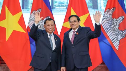 Thủ tướng Phạm Minh Chính hội kiến Chủ tịch Thượng viện Campuchia